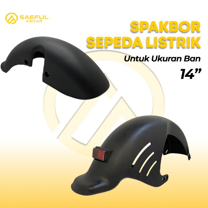 Spakbor Depan Belakang Sepeda Listrik Uwinfly, Goda, Pacific, SELIS, Saige, Voxa, Exotic