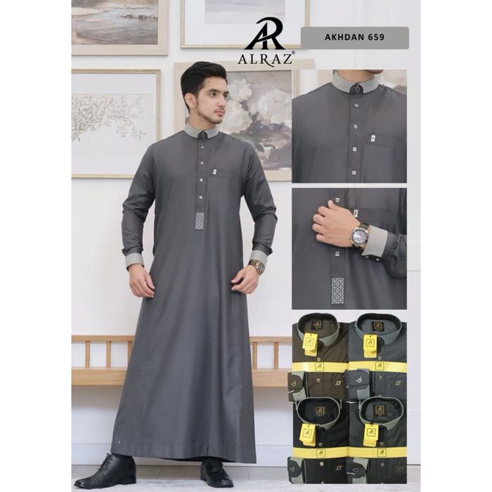 gamis alraz akdhan / jubah alraz premium / alraz