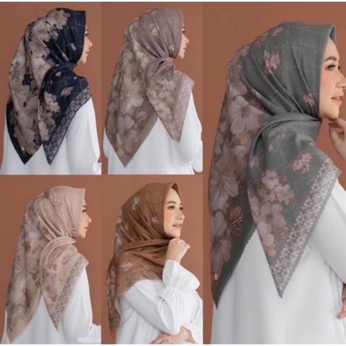 Sohib Hijab 2- Hijab Segi Empat Voal Motif Terbaru Denay Kw Jilbab Segi Empat Motif Kerudung Segi Em