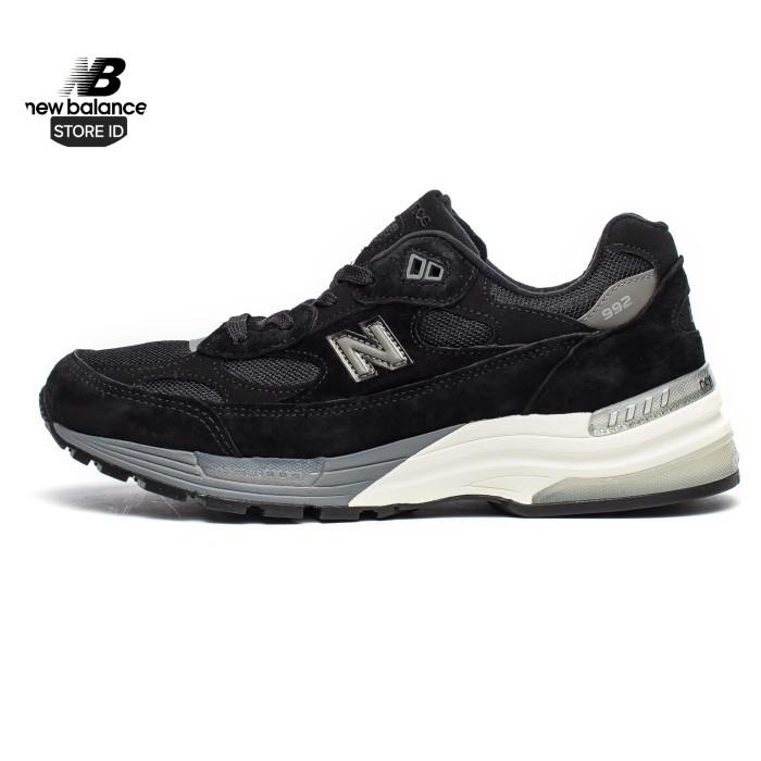 SEPATU NB NEW BALANCE 992 BLACK GREY -