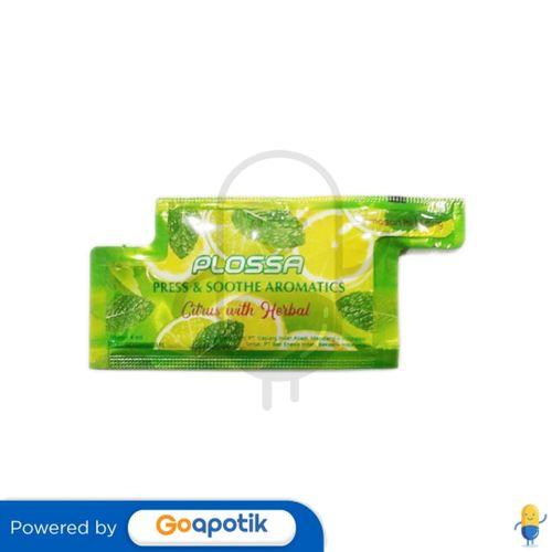 PLOSSA PRESS & SOOTHE AROMATICS CITRUS WITH HERBAL 4 ML SACHET