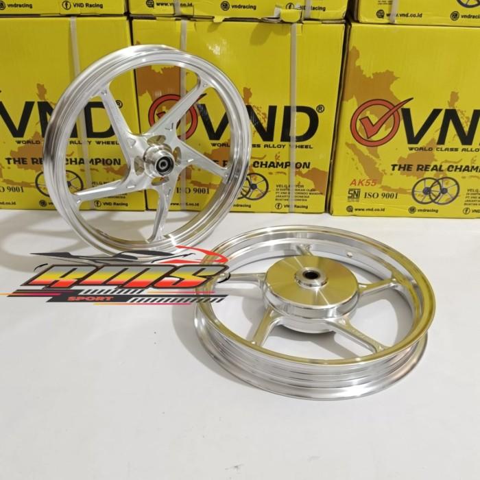 Velg Racing VND Ak 55 160 185 Ring 14 Mio Sporty Fino Mio J Mio Soul - Biru, Mio m3/Gear
