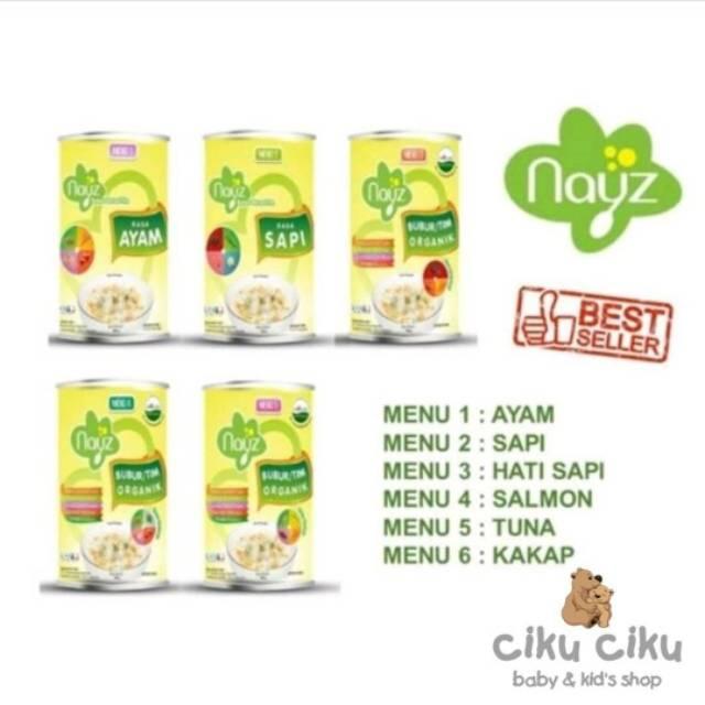 Terhemat Nayz Bubur Beras Tim Bayi Organik Kaleng makan bayi Murah