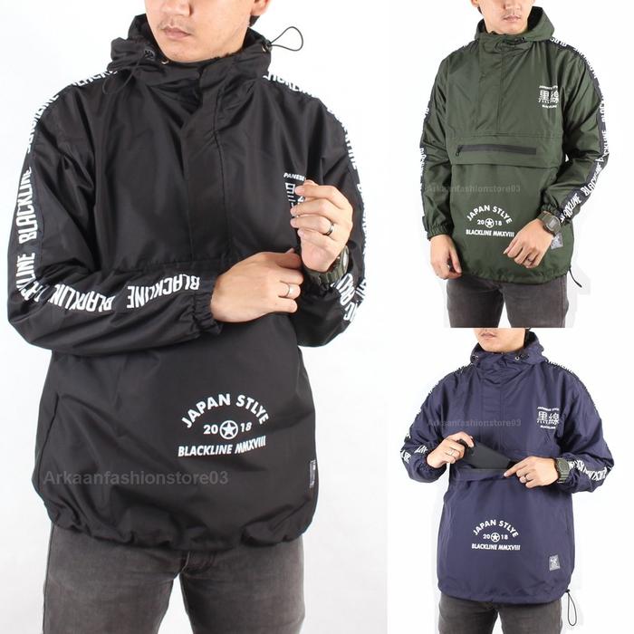 Paling Baik AKN- JAKET CAGOULE LIST PRIA JAKET CAGOULE JAPAN TERBARU JAKET CAGOULE LIST JAPAN ANTI A