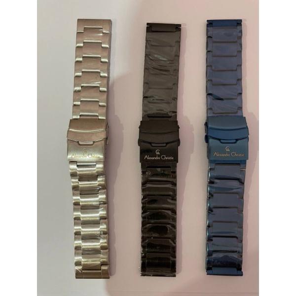 Rantai Jam Tangan Alexandre Christie 9205 AC 9205 Original Asli Stainless Rantai Jam AC 6410 Black