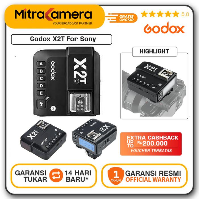 Godox X2T Wireless Trigger TTL HSS Transmitter X2T - Trigger