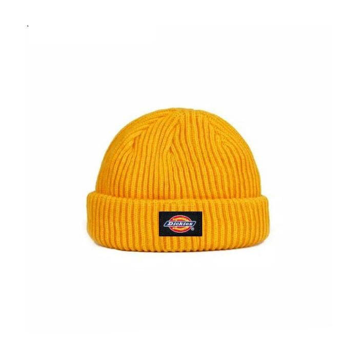 Topi Kupluk Pria Dickies Terbaru Beanie Hat Kupluk Distro Rajut Kuning Wanita