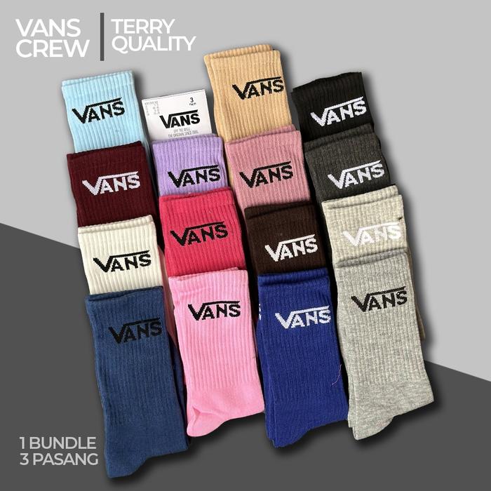 QSHOP- VANS SOCK ORIGINAL/VANS SOCK/KAOS KAKI VANS ORIGINAL INDONESIA BNWB 100%