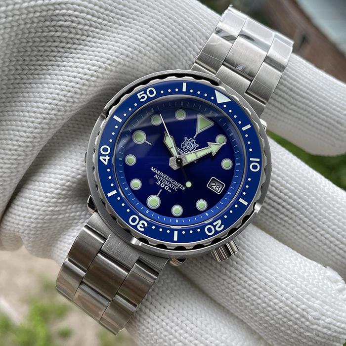 Steeldive SD1975 Black, Green and Blue Mechanical Watch NH Movement