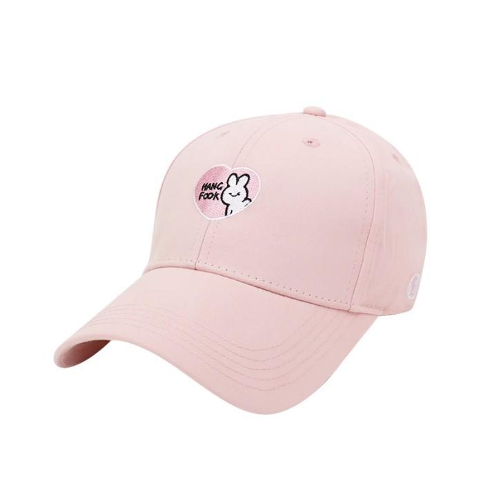 Topi Baseball Dylee&Lylee Hangfook Rabbit Pink/Frog White - Rabbit original