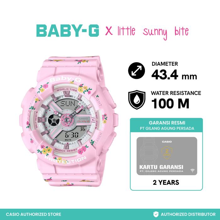 jam tangan wanita casio BABY-G BA-110LSB-4ADR