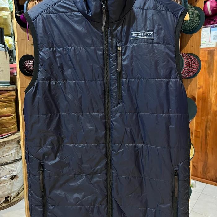 Vineyard Vines Vest black Rompi Vine Yard Vines windproof anti angin anti air hiking riding jaket ro
