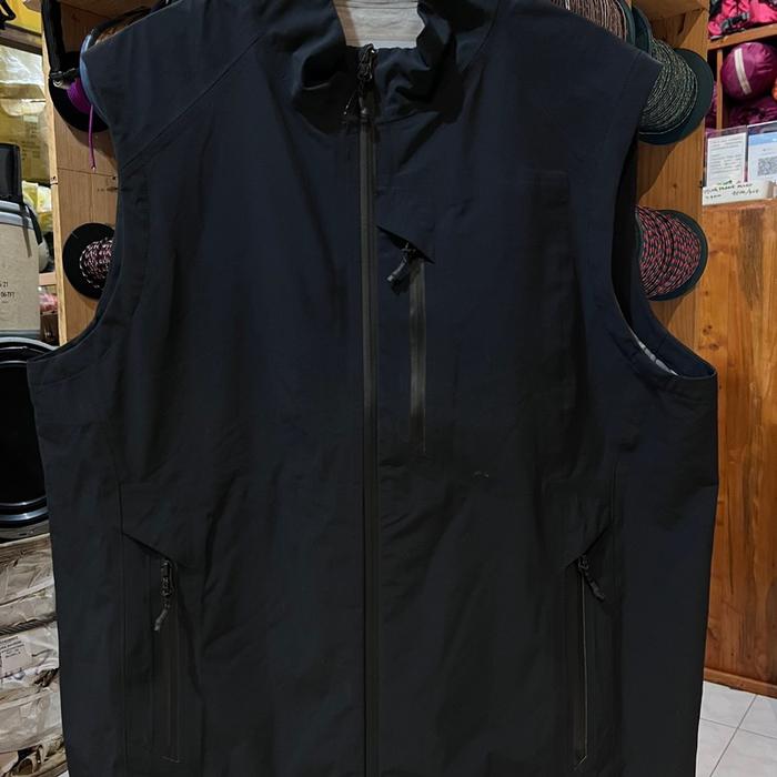 Vineyard Vines Vest Black Rompi Vine Yard Vines Waterproof windproof anti angin anti air hiking ridi