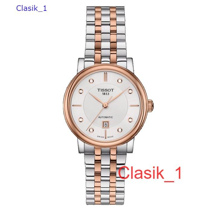 Original 100%!! jam Tangan Wanita Automatic 30mm Tissot T122.207.22.036.00 Swiss Made Garansi Resmi 
