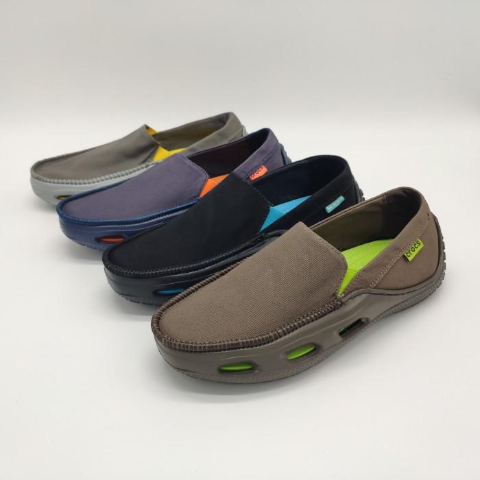 Sepatu Sandal Crocs Slip On Pria TIDELINE Original