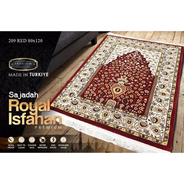 [Dluxe Carpet] Sajadah Imam Import Turkey Royal Isfahan Mudzalifah