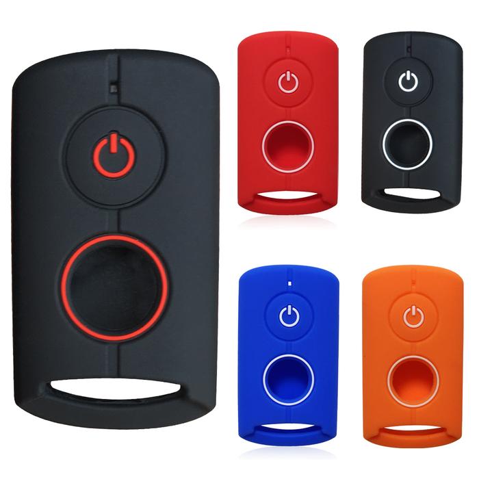 AKSESORIS MOTOR Silicone Motor Remote Key Fob Case For Yamaha Nmax 2021/2022 NVX NVX155 XMAX XMAX300