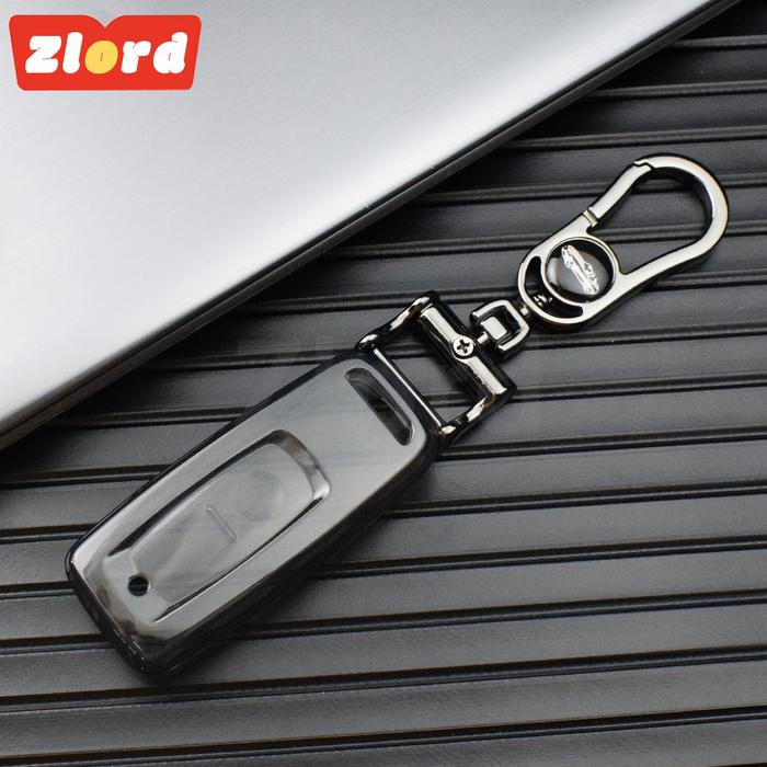 AKSESORIS MOTOR Motorcycle Transparent Remote Key Cover Shell Fob Key Case For Honda ADV 150 PCX 125