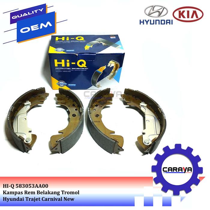 Kampas Rem Belakang Tromol Hyundai Trajet Carnival New