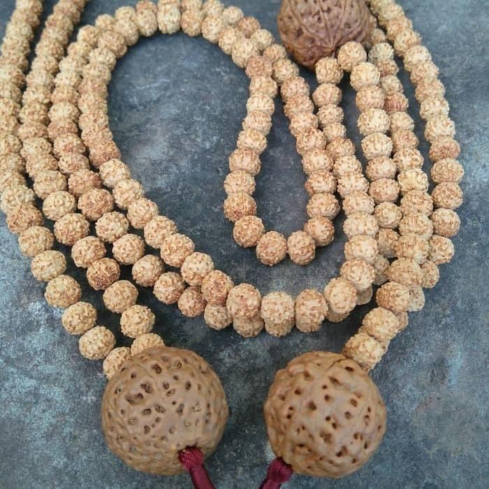 Kalung 108 Jenitri Atau Rudraksha Bandul Jenitri Besar