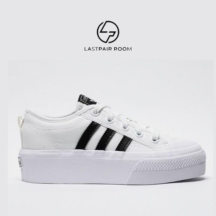 (New) Sepatu Adidas Nizza Platform J ( If0332 )