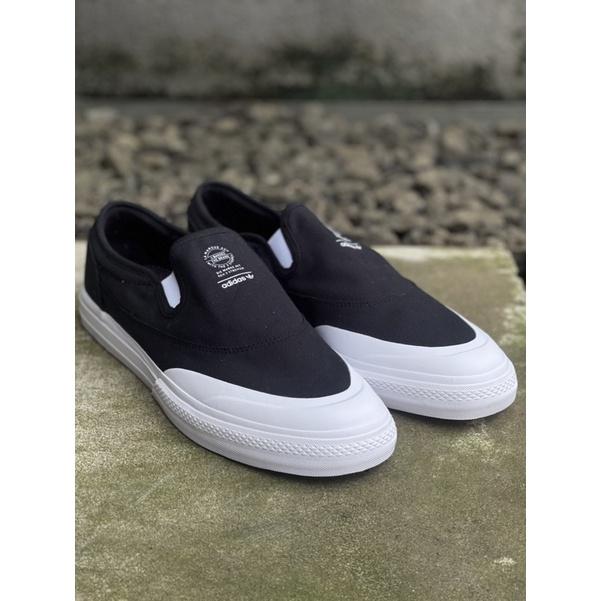 (New) Adidas Nizza Rf Slip On Sepatu Sneakers Casual Size 46 47 48 49 Ukuran Besar Big Raksasa Jumbo