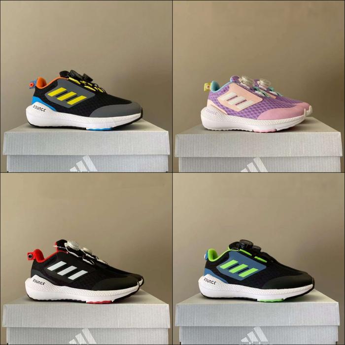 (New) Adidas / Sepatu Kets Anak Adidas Eq21 Run Boa / Slip On Kids / Sepatu Anak / Sepatu Adidas Ana