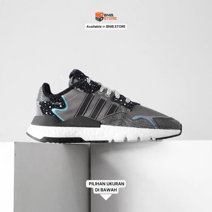 (New) Adidas Wmns Nite Jogger Grey Core Black [Fw1575] Original