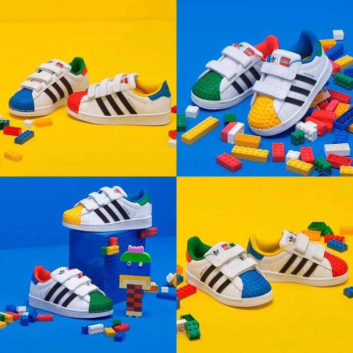 (New) Sepatu Adidas Superstar 360 X Lego Kids / Sepatu Anak / Sepatu Kets Strap / Sneakers / Sneaker