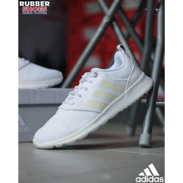 (New) Sepatu Wanita Adidas Qt Racer 2.0 Gx5673 All White Women Sneakers Running Murah Bnib Resmi