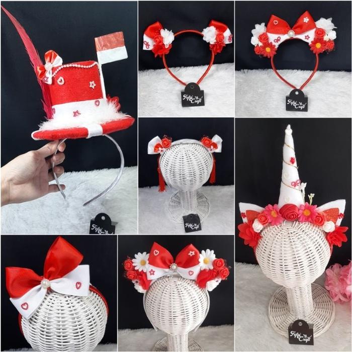AKSESORIS 17 AGUSTUS BANDO PITA MERAH PUTIH | BANDO 17 AGUSTUS | BANDO ANAK KARNAVAL 17 AGUSTUS | HI