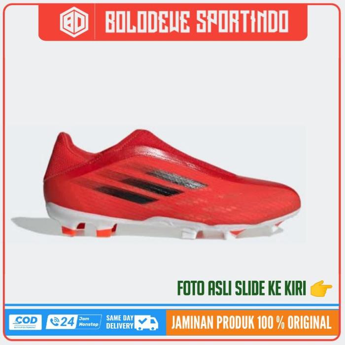 (New) Sepatu Bola Adidas X Speedflow.3 Laceless Firm Ground Boots Fy3271 Original