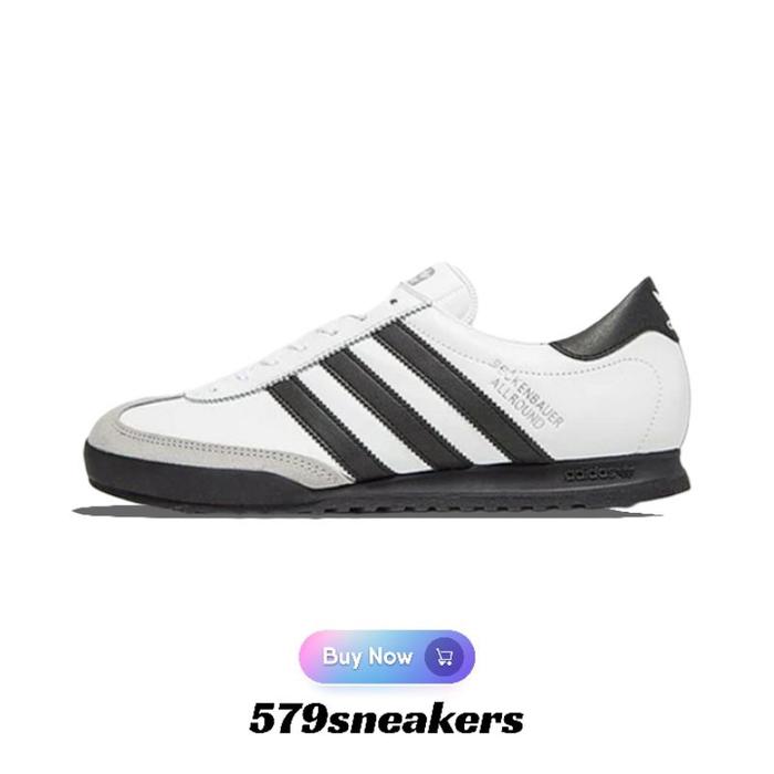 (New) Adidas Beckenbauer Sneakers White Black Unisex 100% Original - Sepatu Adidas Beckenbauer Origi