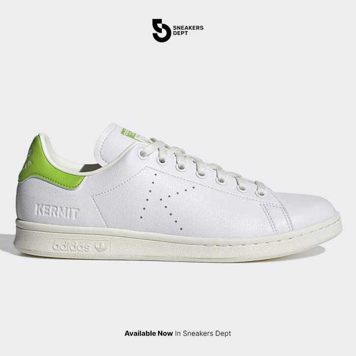 (New) Sepatu Sneakers Unisex Adidas Stan Smith X Kermit The Fog Fy5460 Ori