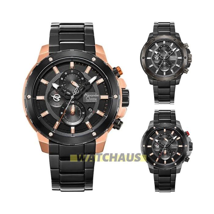 JAM TANGAN PRIA ALEXANDRE CHRISTIE AC 6530 AC6530 MCB STAINLESS
