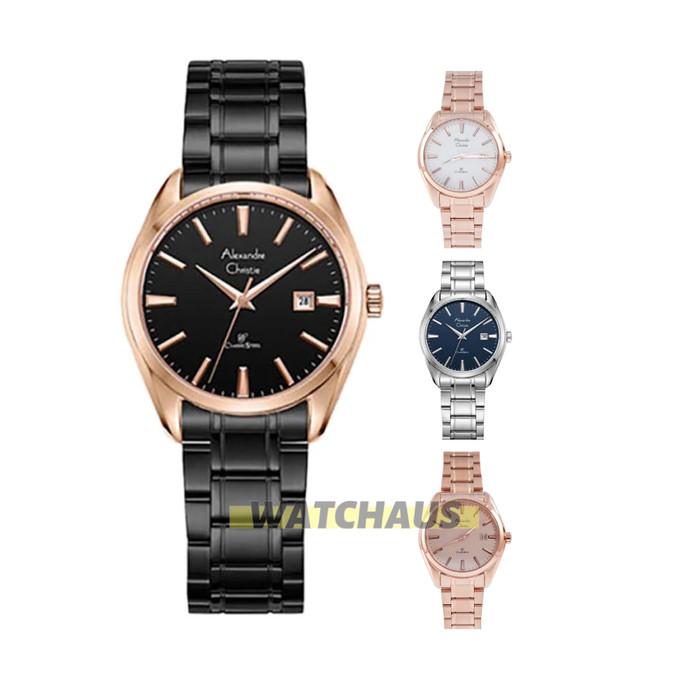 JAM TANGAN WANITA ALEXANDRE CHRISTIE AC8682 AC 8682 STAINLESS STEEL