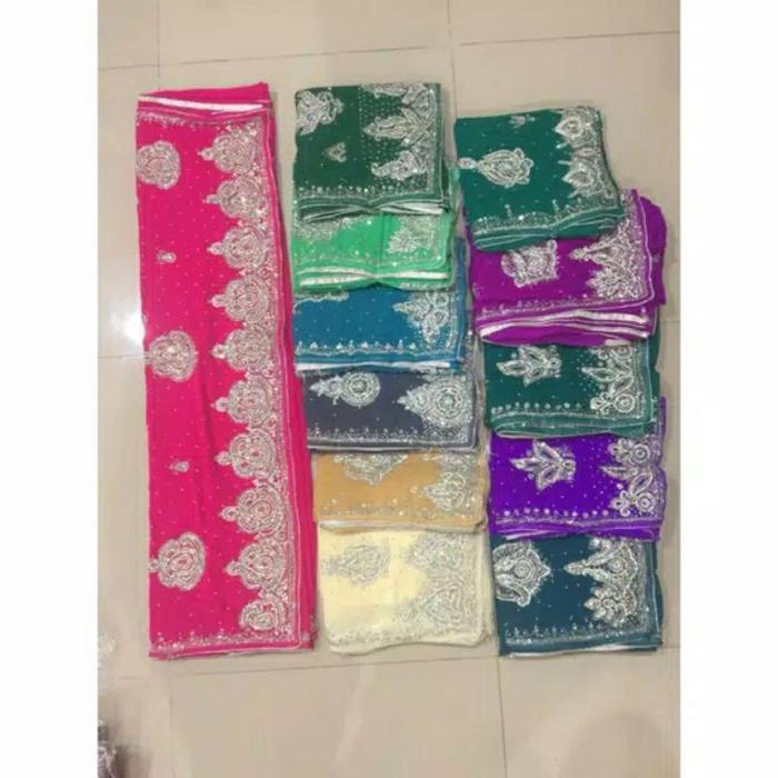 saree india / kain sari india / bakal baju india / kain sare 6 meter