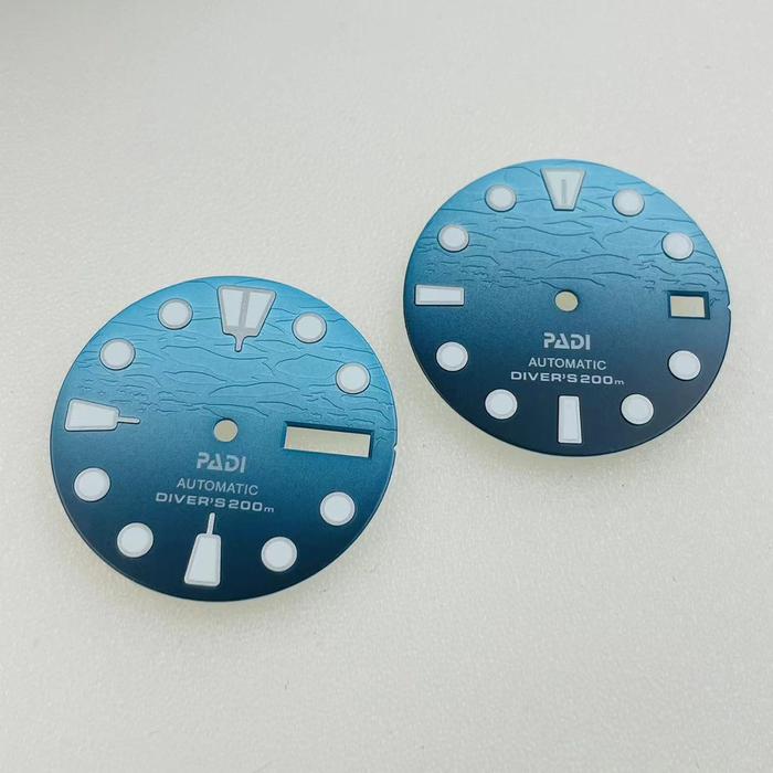 Seiko Mod PADI Sea Wave Pattern NH35 28.5mm (Ada Seiko Logo)