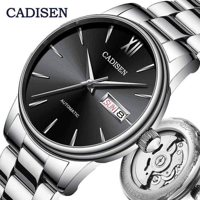 CADISEN For Mens Watches Business Mechanical Automatic Male