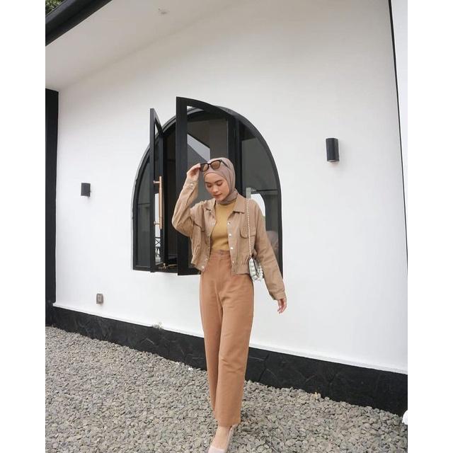 New- Widi Pants Bahan Linen Premium / Celana Kulot Terbaru 2021 Hits / Kulot Linen / Celana Wanita M