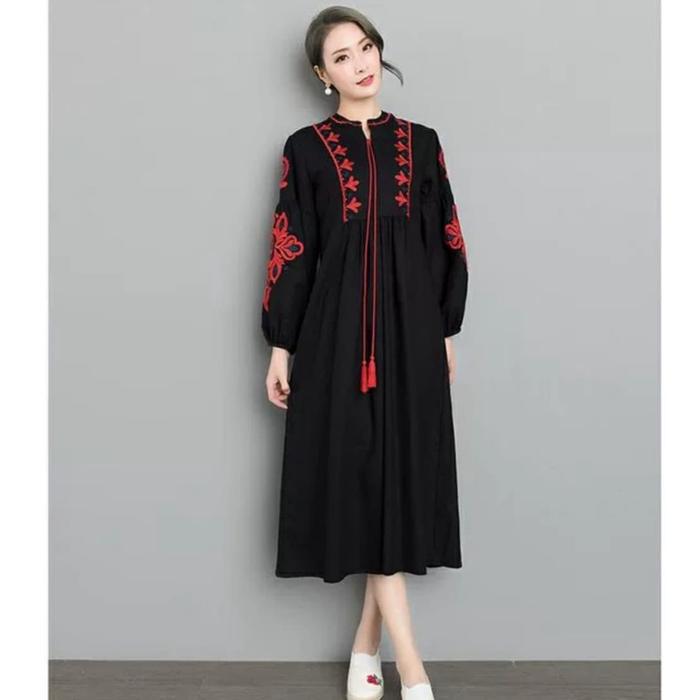 NEW Dress Korean Style Import Premium Korea 83380 Aaliyah Boho Fit S - XL