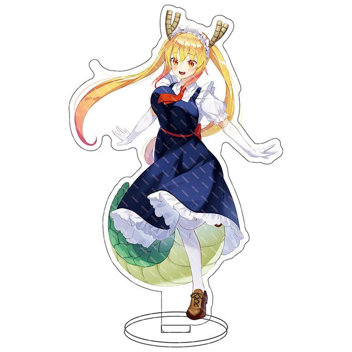 GANTUNGAN KUNCI Anime Miss Kobayashi's Dragon Maid S Tohru Kanna Acrylic Stand Model Plate Toy Kobay