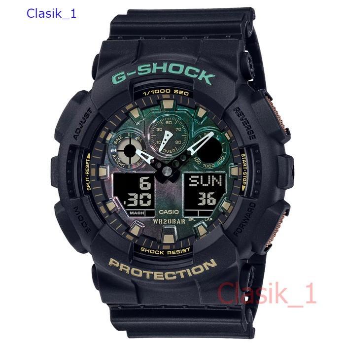Original 100%!! Casio G-Shock GA-100RC-1ADR GA-100RC-1A GA-100RC-1 GA-100RC GA100RC GA 100RC Jam