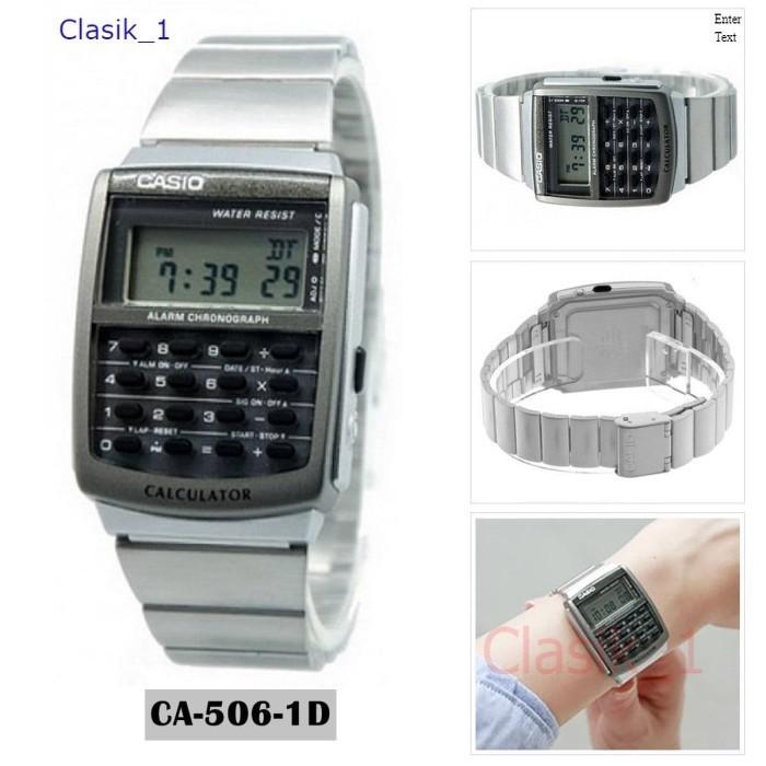 Original 100%!! CASIO CA-506-1DF - Jam Tangan Pria Kalkulator Digital
