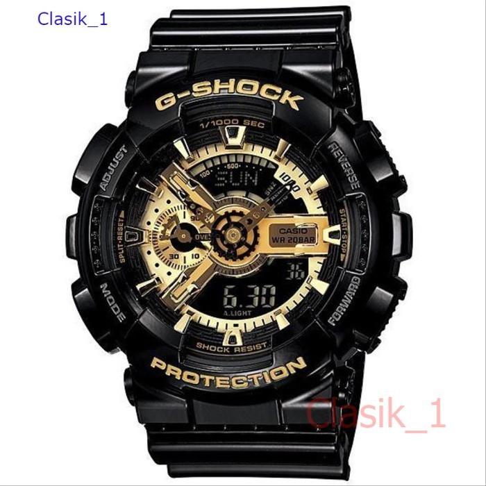 Original 100%!! Casio G-Shock GA-110GB-1ADR GA-110GB-1 GA-110GB GA110GB Jam Tangan Pria - Hitam