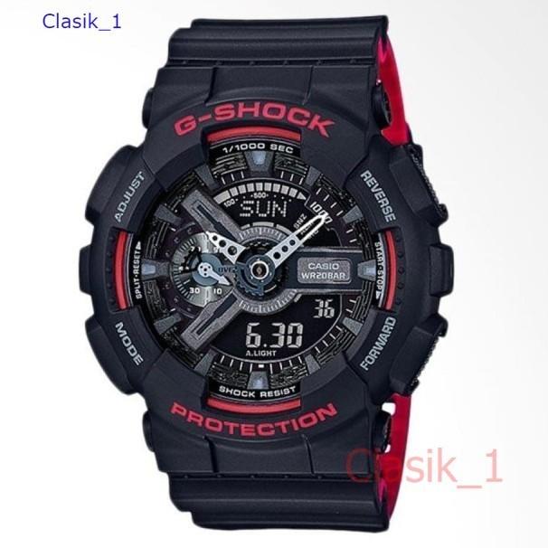 Original 100%!! Casio G-Shock GA-110HR-1ADR GA-110HR-1A GA-110HR-1 GA-110HR GA110HR Jam Tangan Pria 