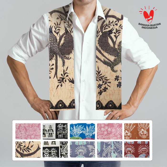 Sewish & Rich Kain Cukin Batik Printing Selendang - SR13 - Mix Color