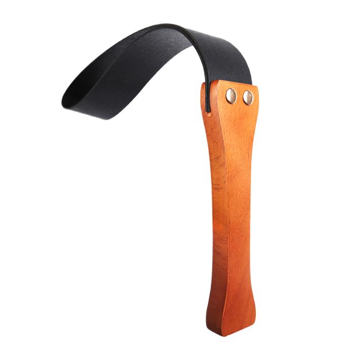 DASI Black Flogger Leather Bdsm Whip Wooden Handle Spanking Paddle Slave Adult Sex Toys for Womans B