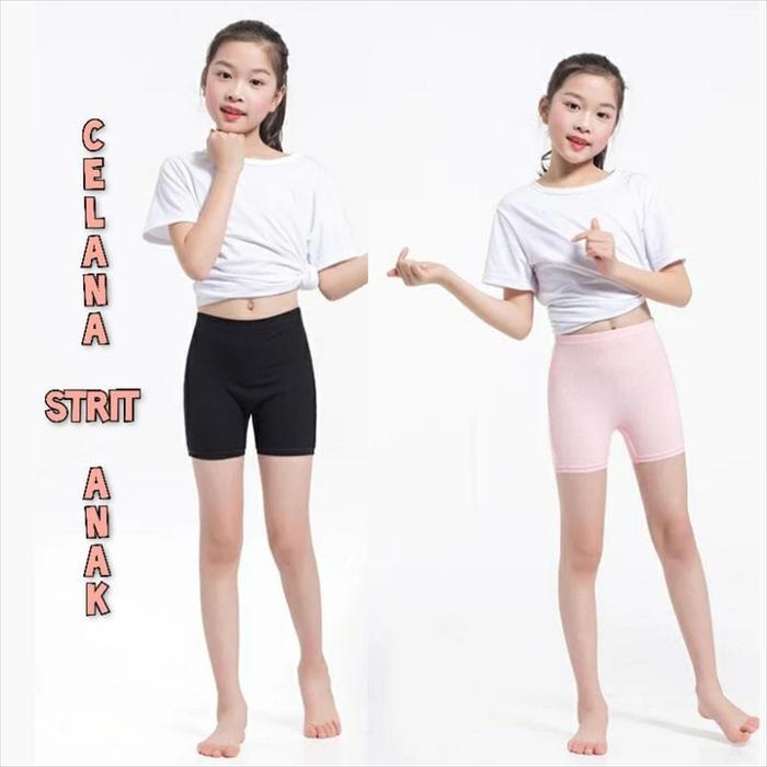 1.426 - Legging Spandeks Anak 3/4 TK SD Strech Celana Anak Polos Short Pants Bahan Spandex