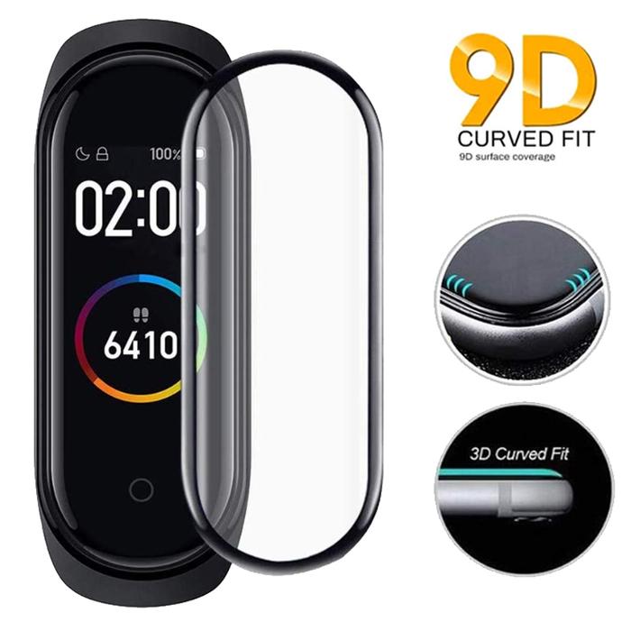 JAM TANGAN KEREN 9D Full Screen Protector for Xiaomi band 6 7 8 film strap Mi band Smart Watch Miban